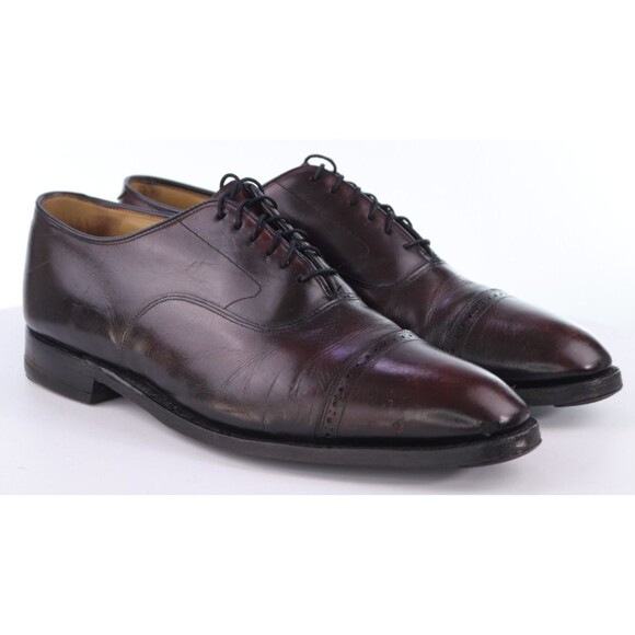 Johnston & Murphy Aristocraft Men\'s Cap Toe Dress Shoes Size 10.5 E Wide Leather main image 6